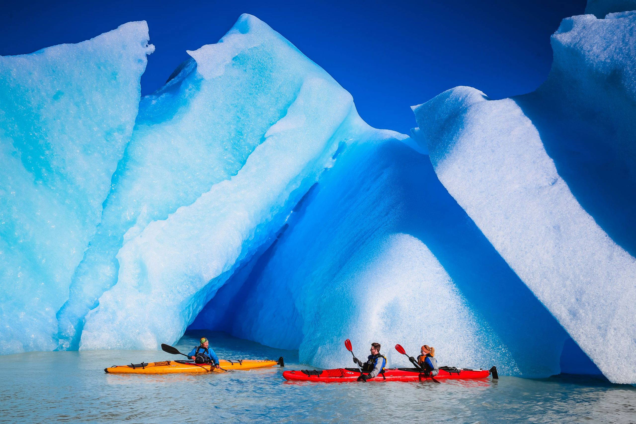 Kayaking Glaciers Torres del Paine