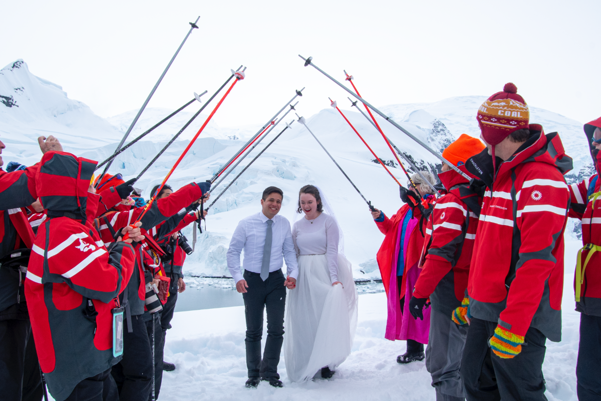 Antarctica wedding